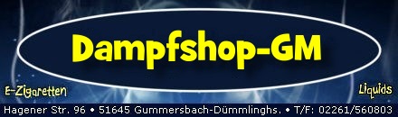 Banner Dampfshop-GM Banner Dampfshop-GM